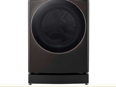 LG DLEX4000B 7.4 Cu. Ft ELECTRIC Dryer with TurboSteam, Black Steel 1463446 #97001