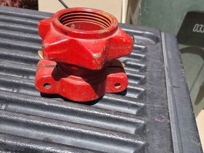 Vintage Red Olympic Spinlock Barbell Collar 2" Star style