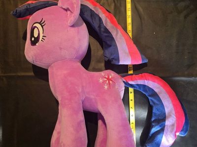 Large My Little Pony Twilight Sparkle Purple Plush Stuffed Animal 22"