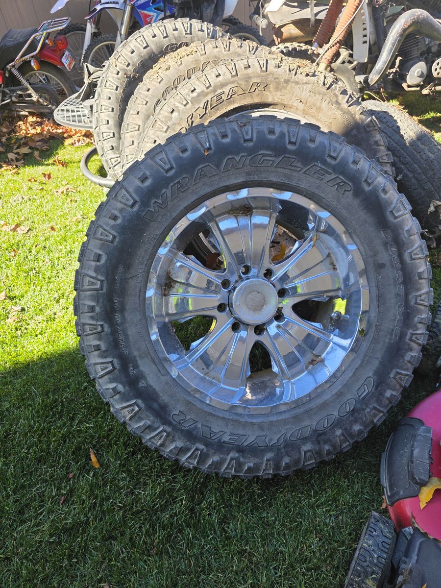 Rims with tires
