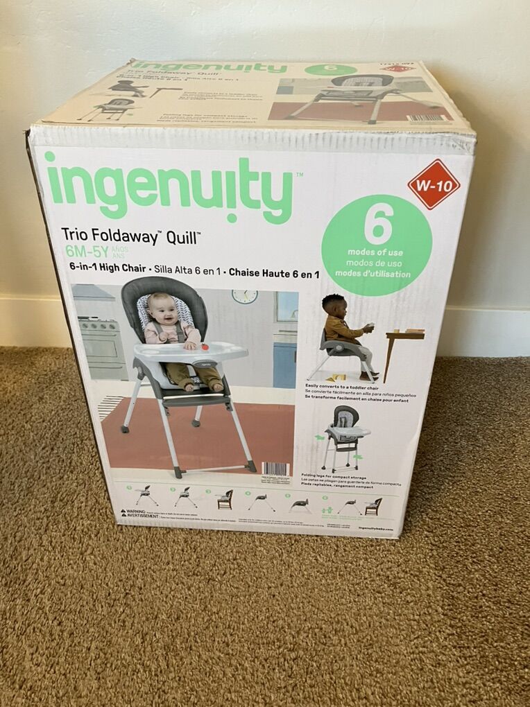 New Ingenuity 6-in-1 High Chair