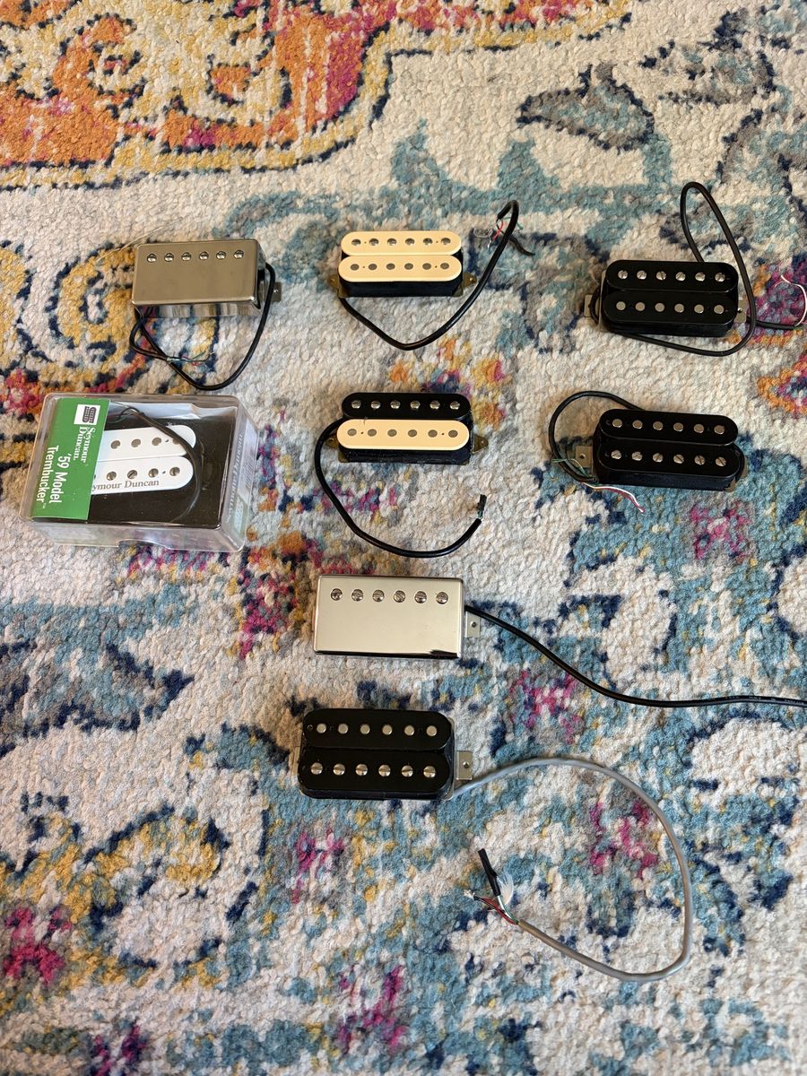 Gibson, Seymour Duncan, Dimarzio pickups humbucker set guitar