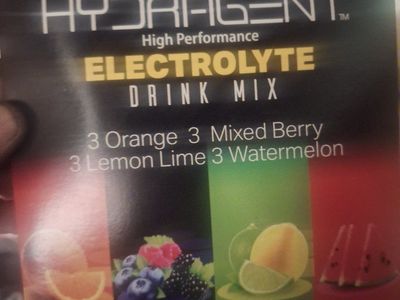 hydragent electrolyte drink mix