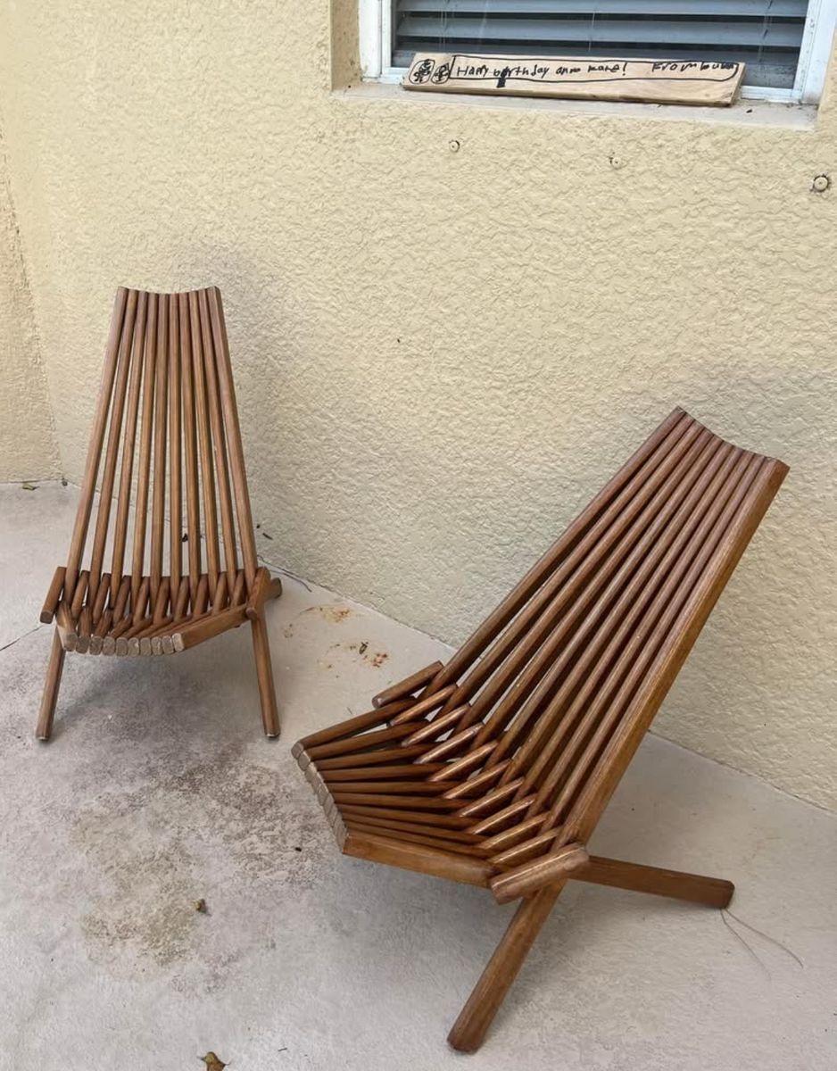 Real Authentic Melino Low Profile Patio Chairs