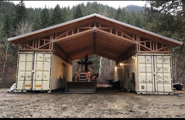 Shipping container 8x40 9’6 one trip