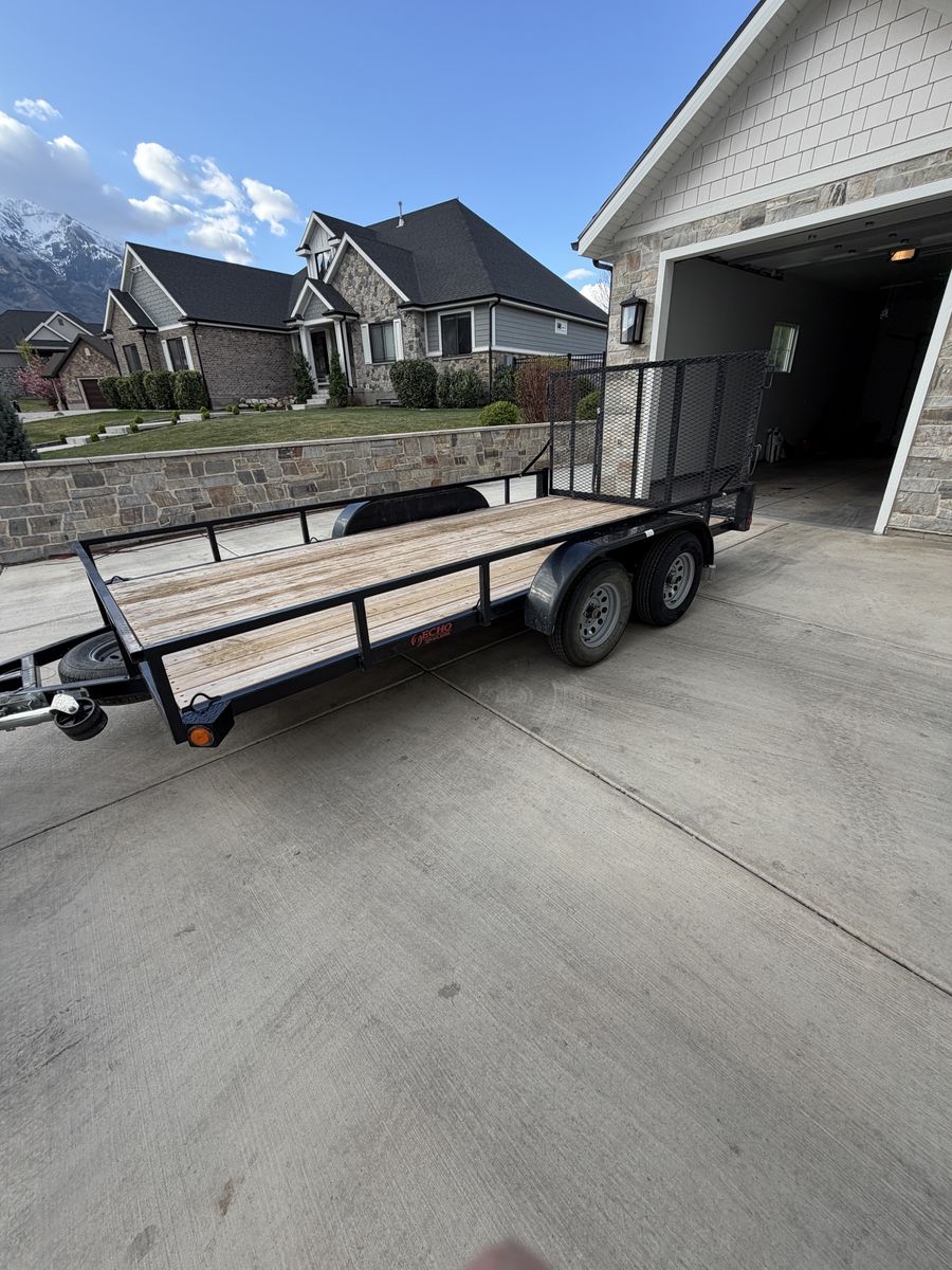 2020 Echo Advantage Tandem Axle Trailer 7x14