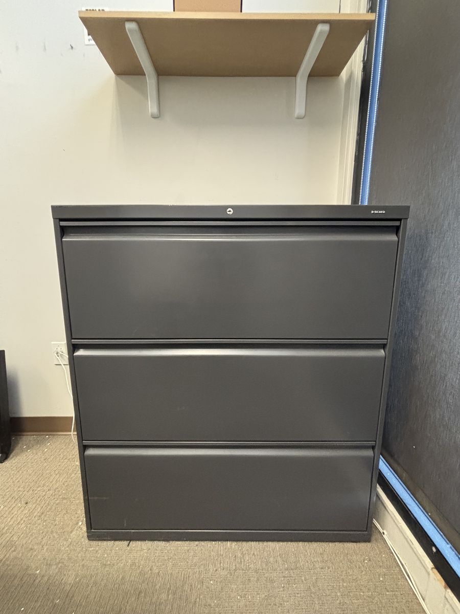 HON 3-Drawer Lateral File Cabinet with Lock