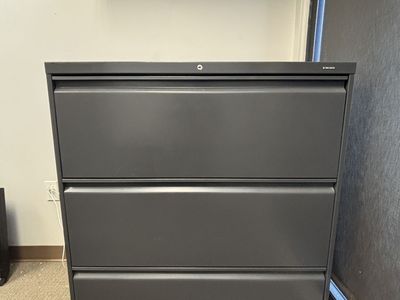 HON 3-Drawer Lateral File Cabinet with Lock