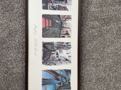 Framed Venice Canal Photo Art Print - Italy Gondola Wall Decor