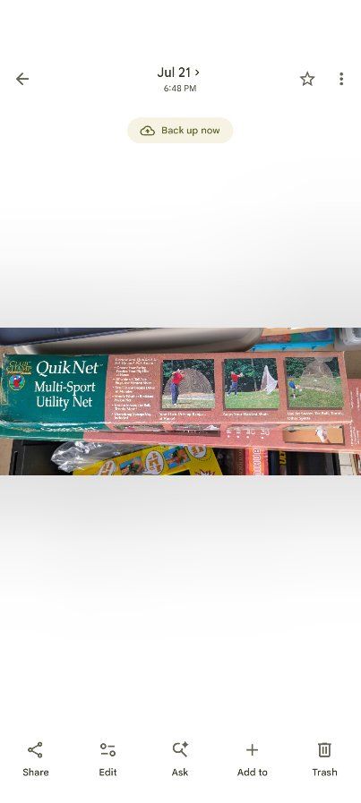 Quik Net Multi-Sport Utility Net - New/Sealed in Box