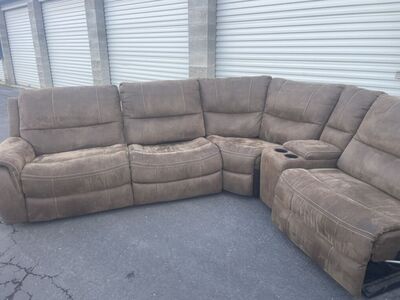 5 piece Micro, Suede Sectional