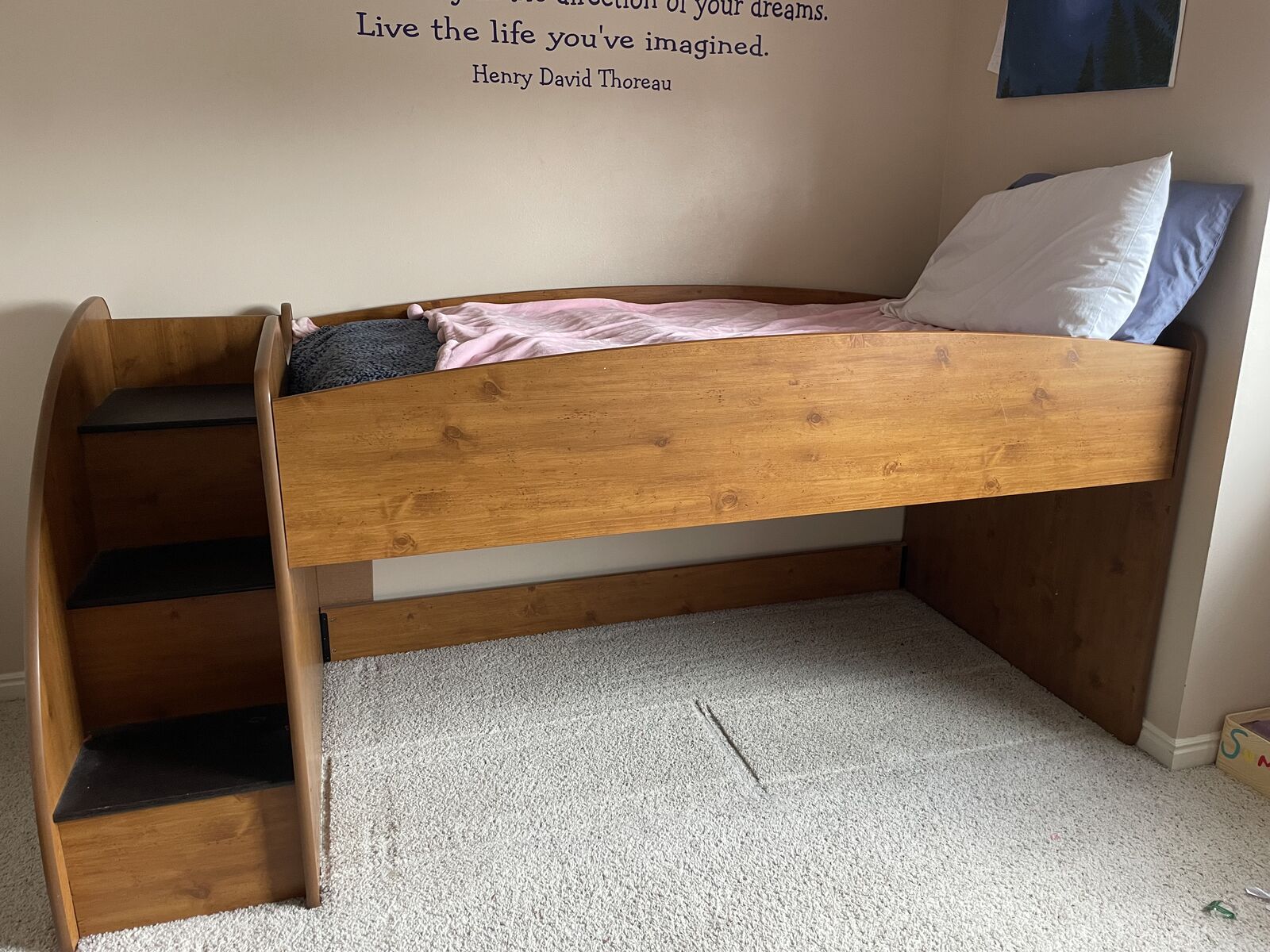 Wooden Loft Bed