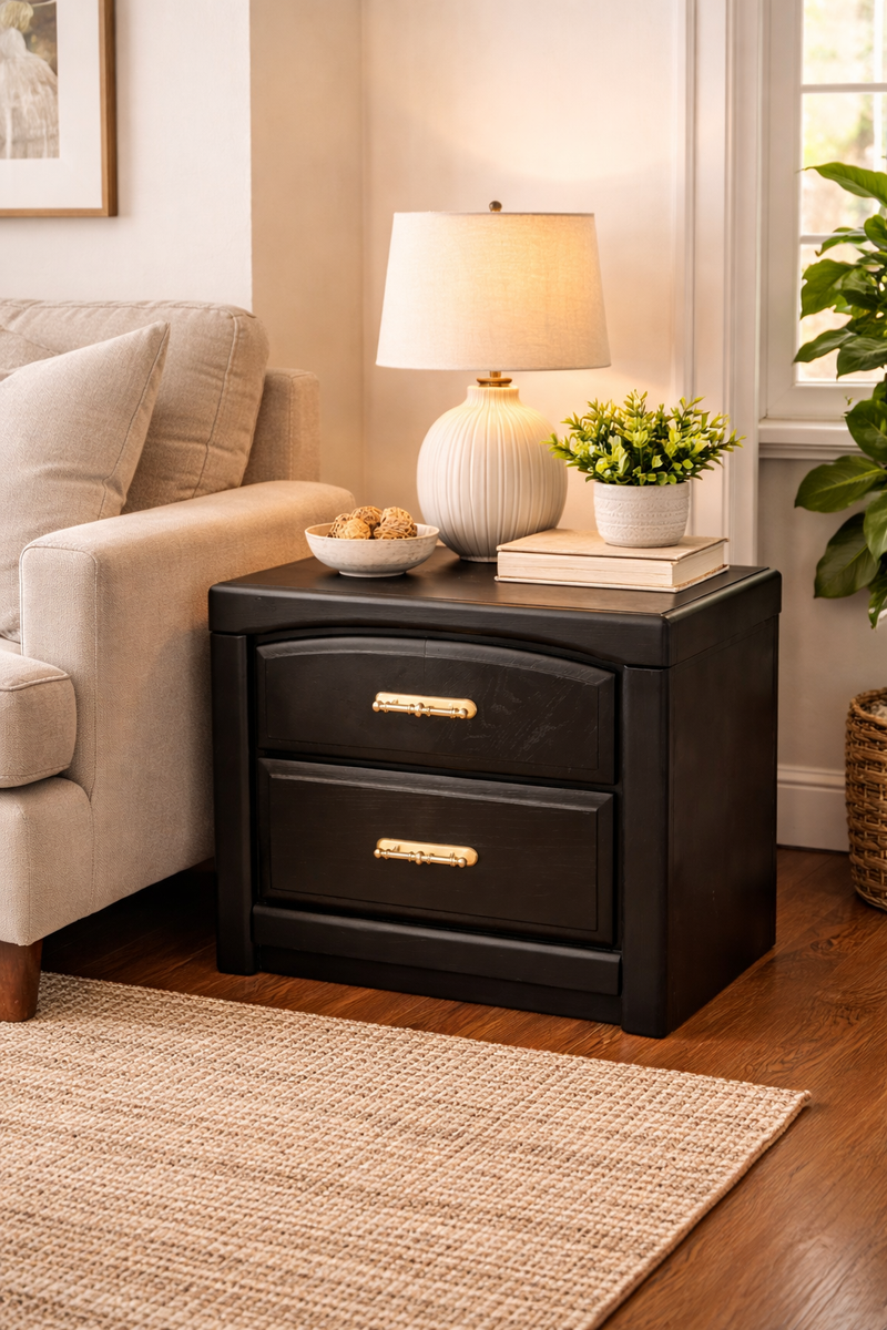 Black Side Table