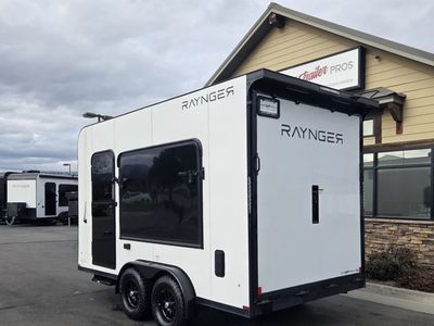 2026 Raynger 7x14 / 7.5x14 Off Road Toy Hauler Travel Trailer, Insulated, A/C, Heat New