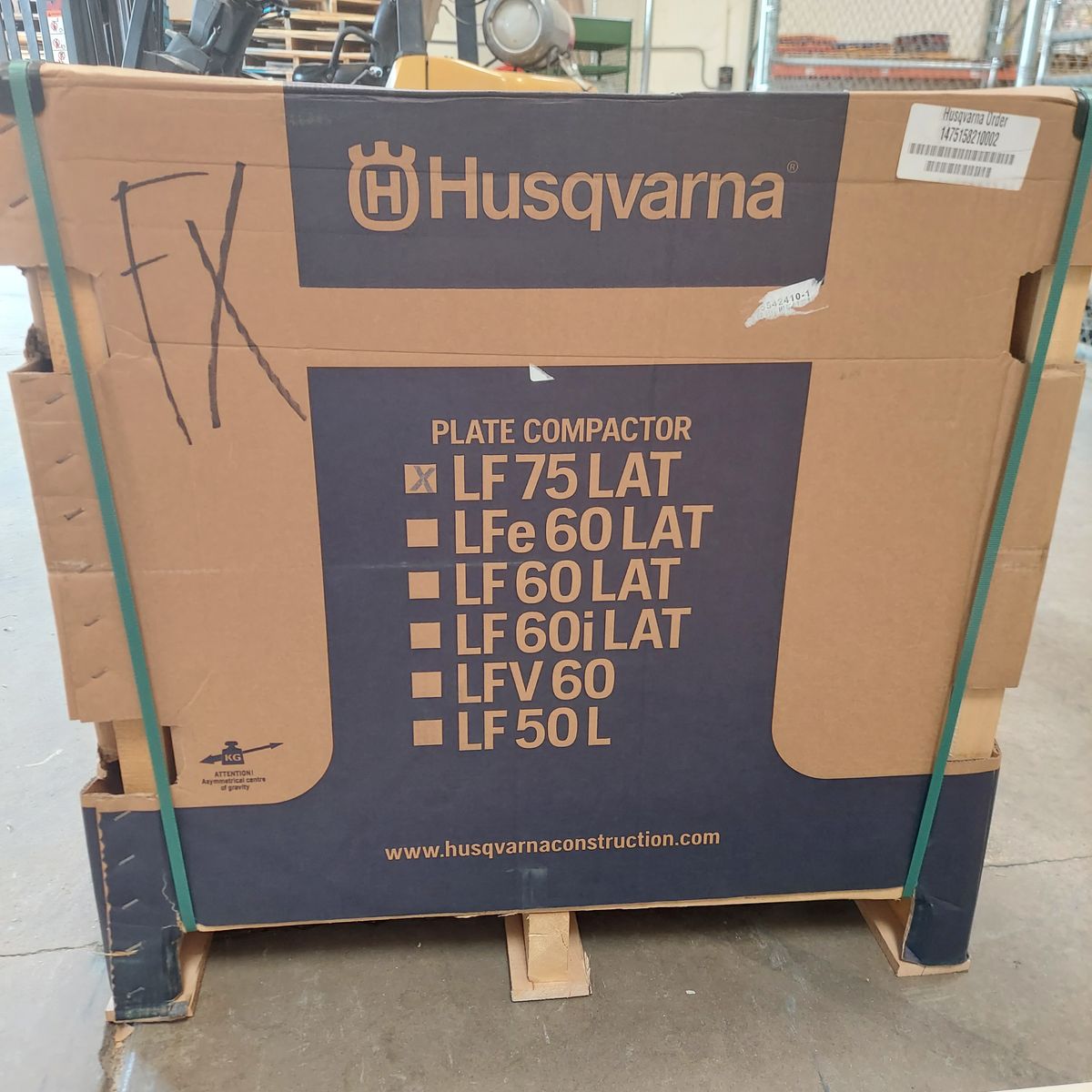 Husqvarna LF 75 LAT Plate Compactor (16.54in Plate Width)