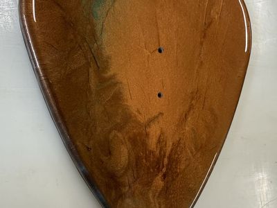 Custom Resin Guitar Pick Wall Art Decor - Swirling Colors, Unique Design