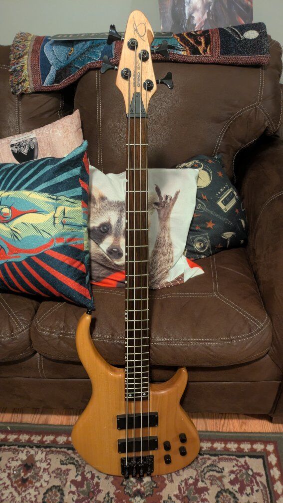 upgraded Peavey grind 4 Bass guitar. active elect.