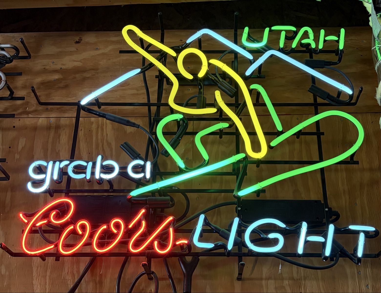 Vintage collectible Coors light neon sign
