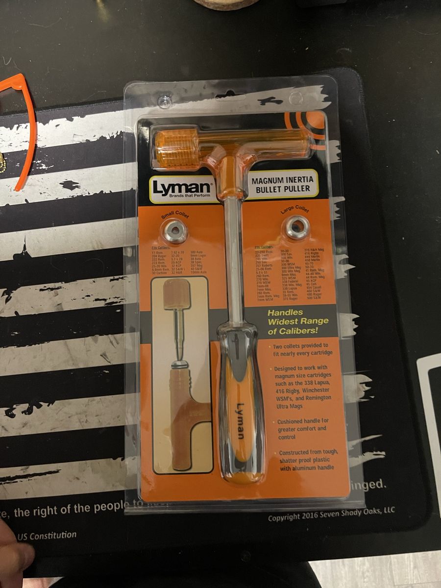 Lyman bullet puller