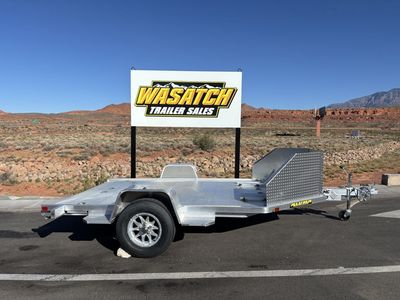 2027 Aluma 2 Place Motorcycle Utility Trailer