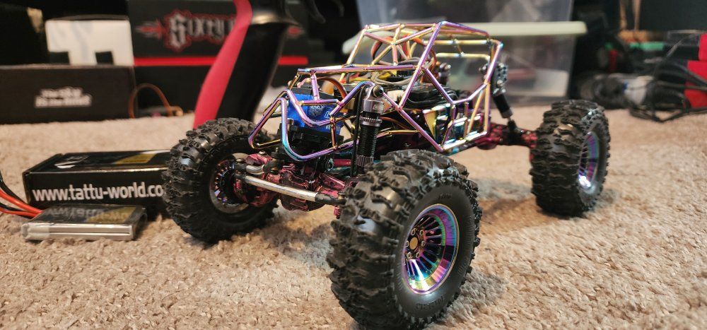 Traxxas trx4m based TCRC tube caged crawler 