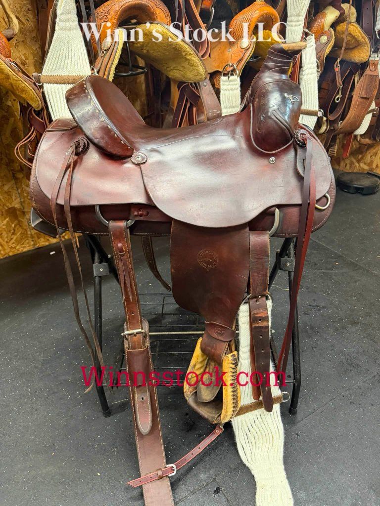 15.5" Colorado Saddlery - Ranch/roping saddle 