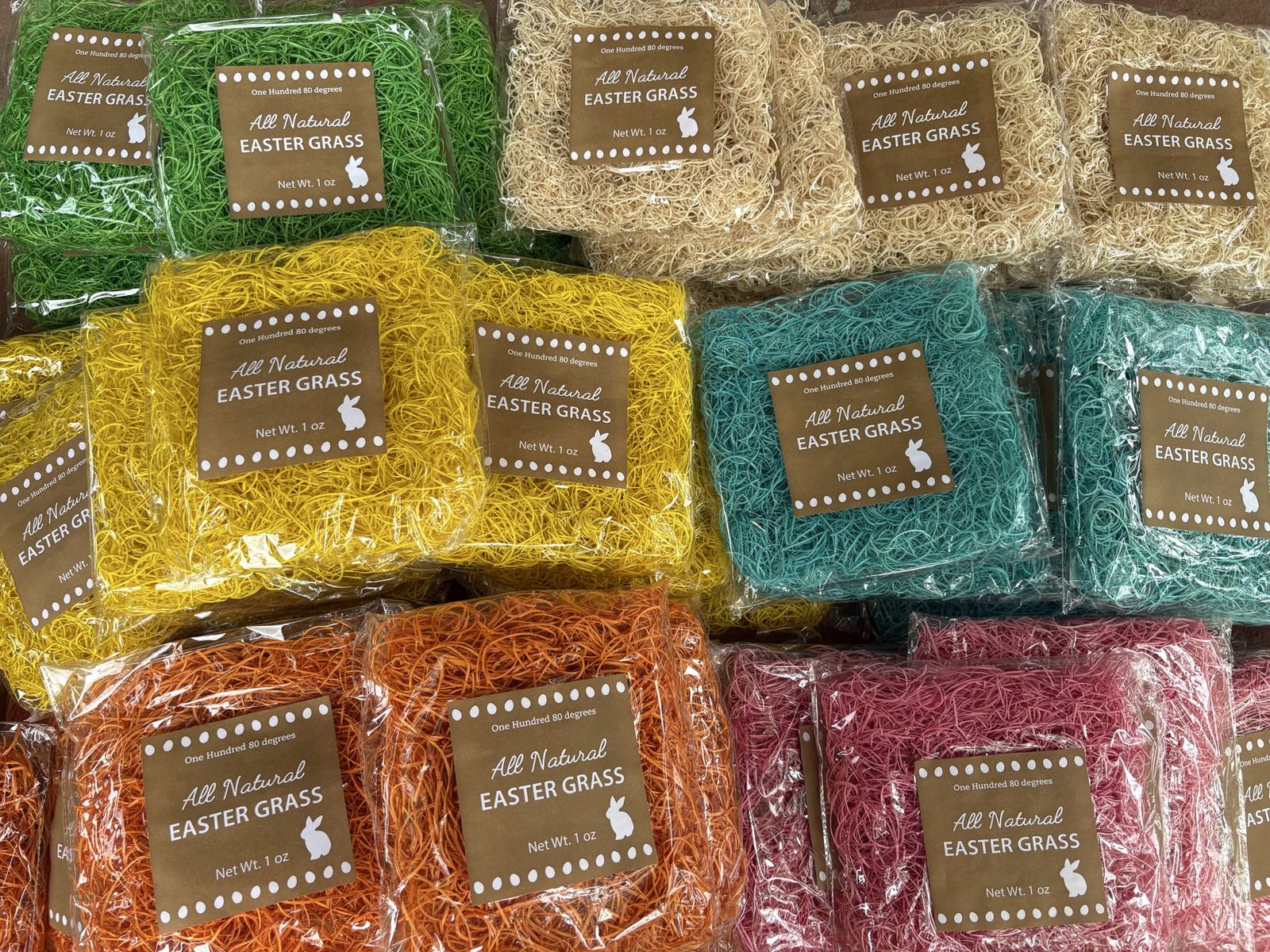 New Packs of Natural Easter Grass - 60 available 