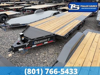 8.5x22 Diamond C DET 207 Deckover Tilt Trailer - 15.5K GVWR -