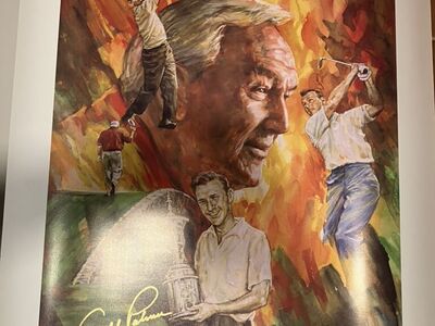 Arnold Palmer Signed Autographed Print Lithograph