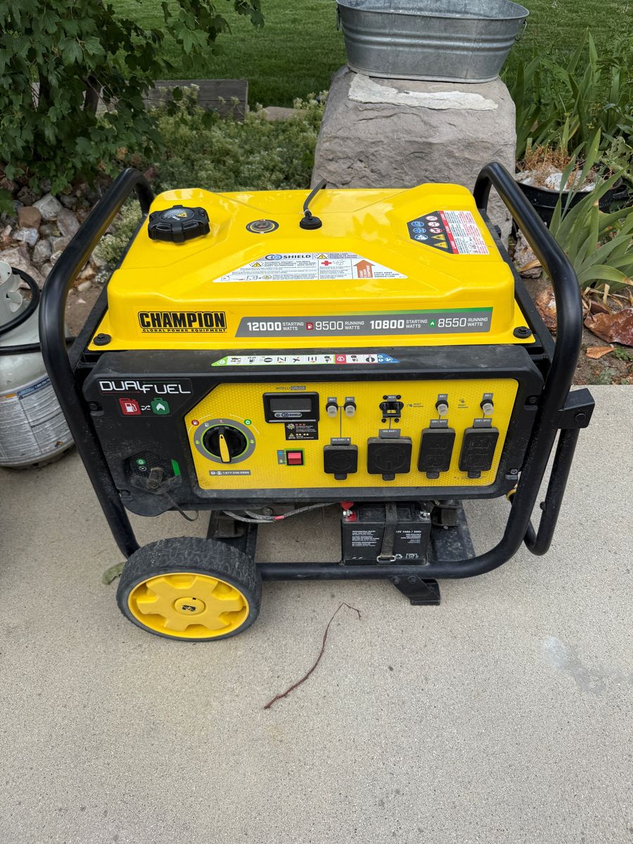Champion Dual Fuel portable generator