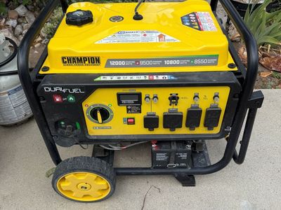 Champion Dual Fuel portable generator