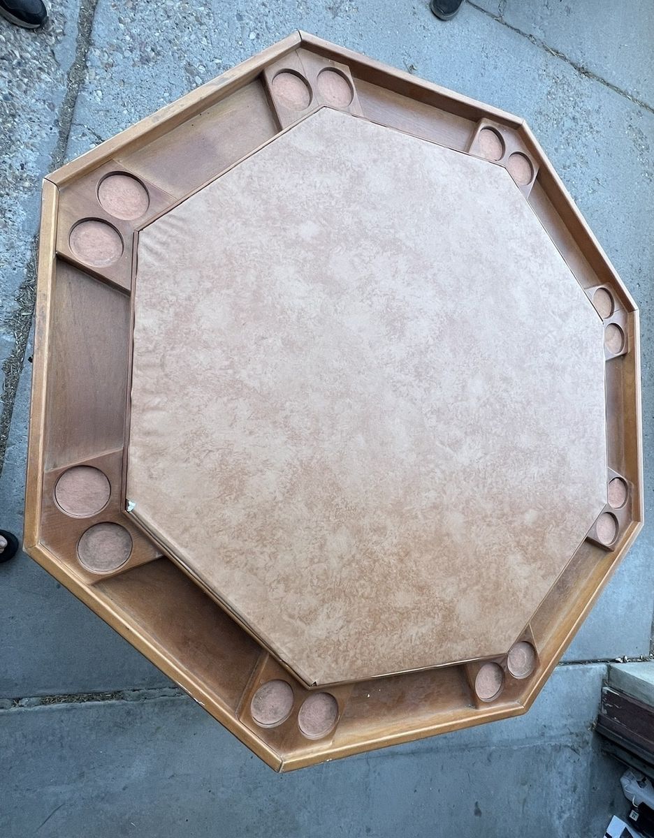 Vintage Poker Table