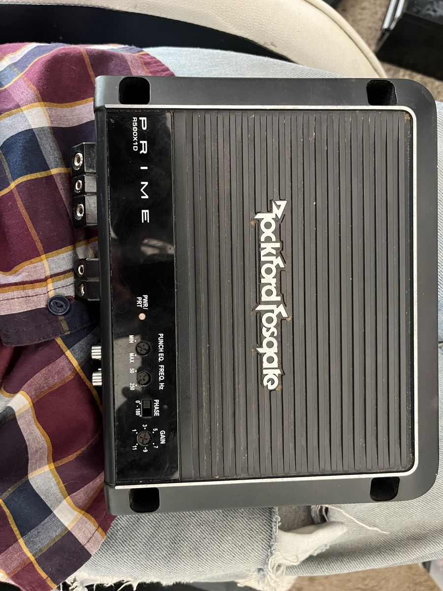 Rockford fosgate 500x1d amplifier