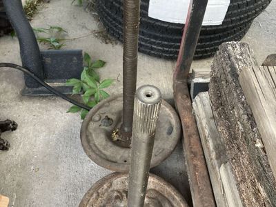 Jeep CJ-7, CJ-5, Scrambler AMC 20 Chrome Molly Wide Track One Piece Axle Shafts.