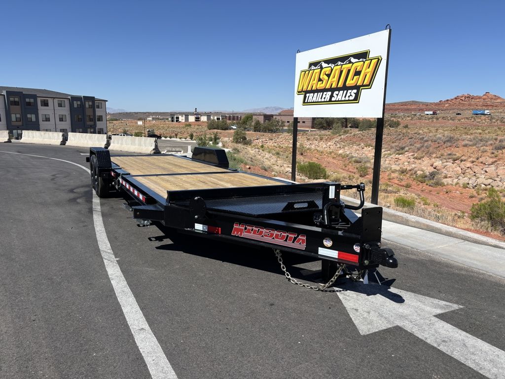 2026 Midsota Black 7 X 24 Tilt Beam Trailer 15.4K