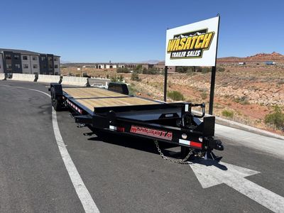 2026 Midsota Black 7 X 24 Tilt Beam Trailer 15.4K