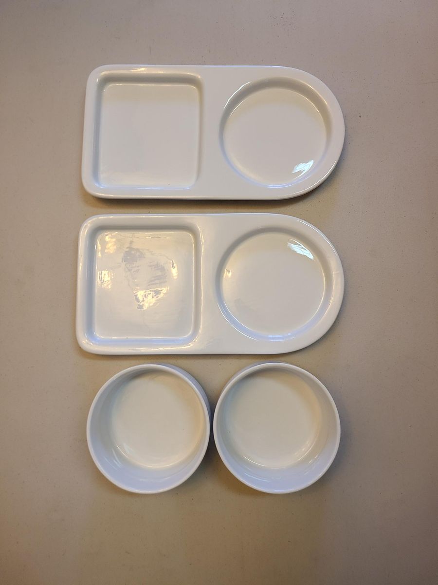 Soup and Sandwich dish set for 2 only used twice