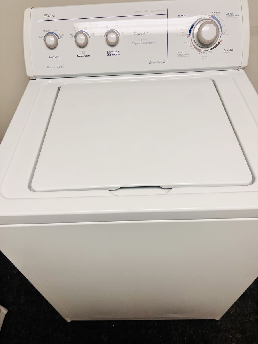Super heavy duty whirlpool washing machine