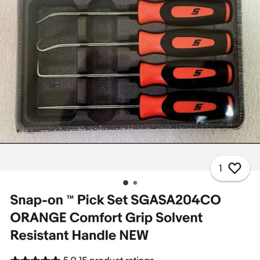 snap on pick set 4pc