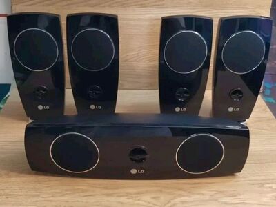 Lot Of 5 LG SH93A-C Center, R, L Speaker Ser