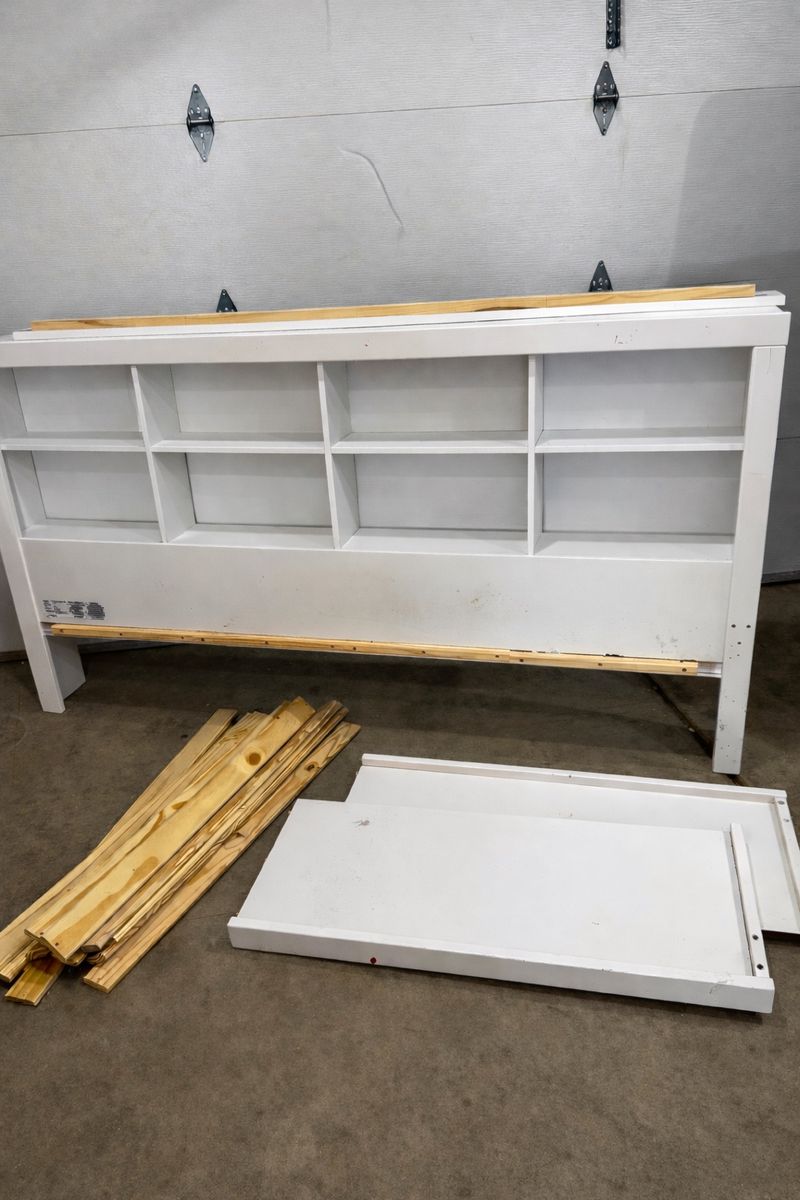 Donco White Twin Kids Bookcase Daybed