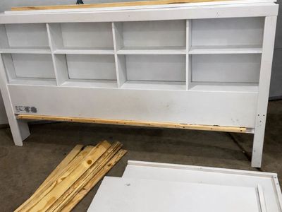 Donco White Twin Kids Bookcase Daybed