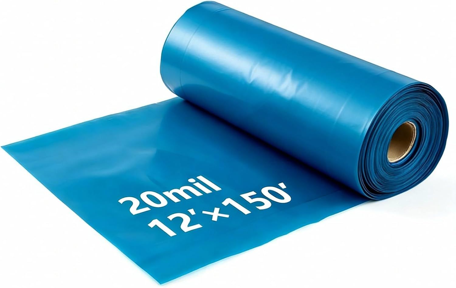 NEW 12x150 ft Concrete Vapor Barrier, 20 Mil Heavy Duty Polyolefin Tarp for Crawl Space Moisture & Radon Barrier