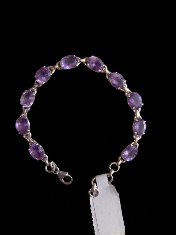 amethyst and labradorite bracelets