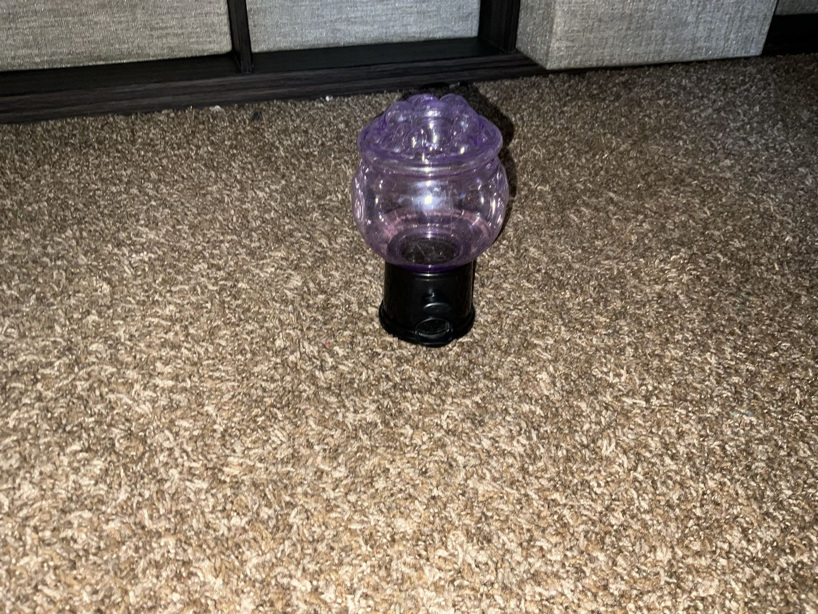 Halloween gum-ball machine.