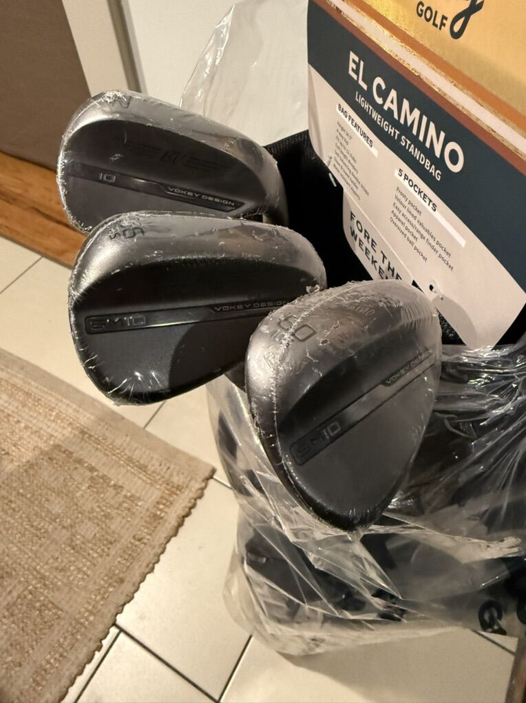 New Titleist Vokey SM10 Nickel Wedge Set (3 total)