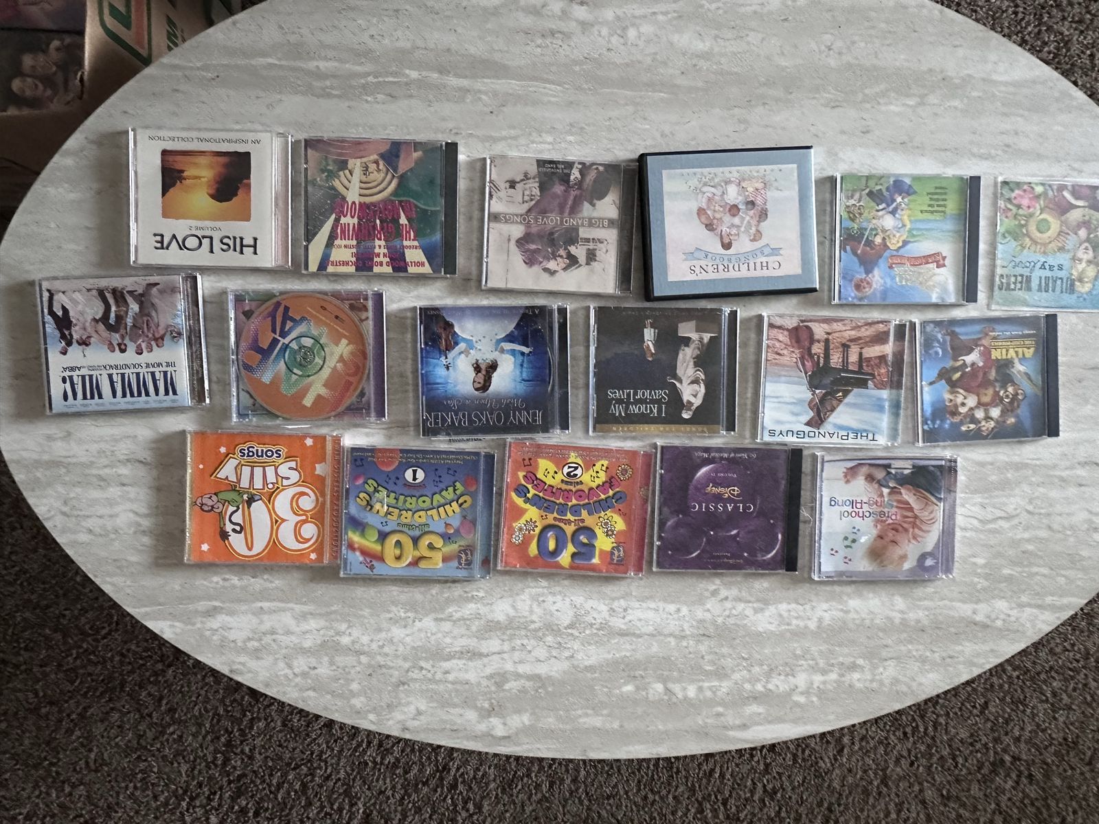 Mixed Lot of 17 Music CDs - Pop, Children's, Inspirational, Disney, The Piano Guys, Mamma Mia