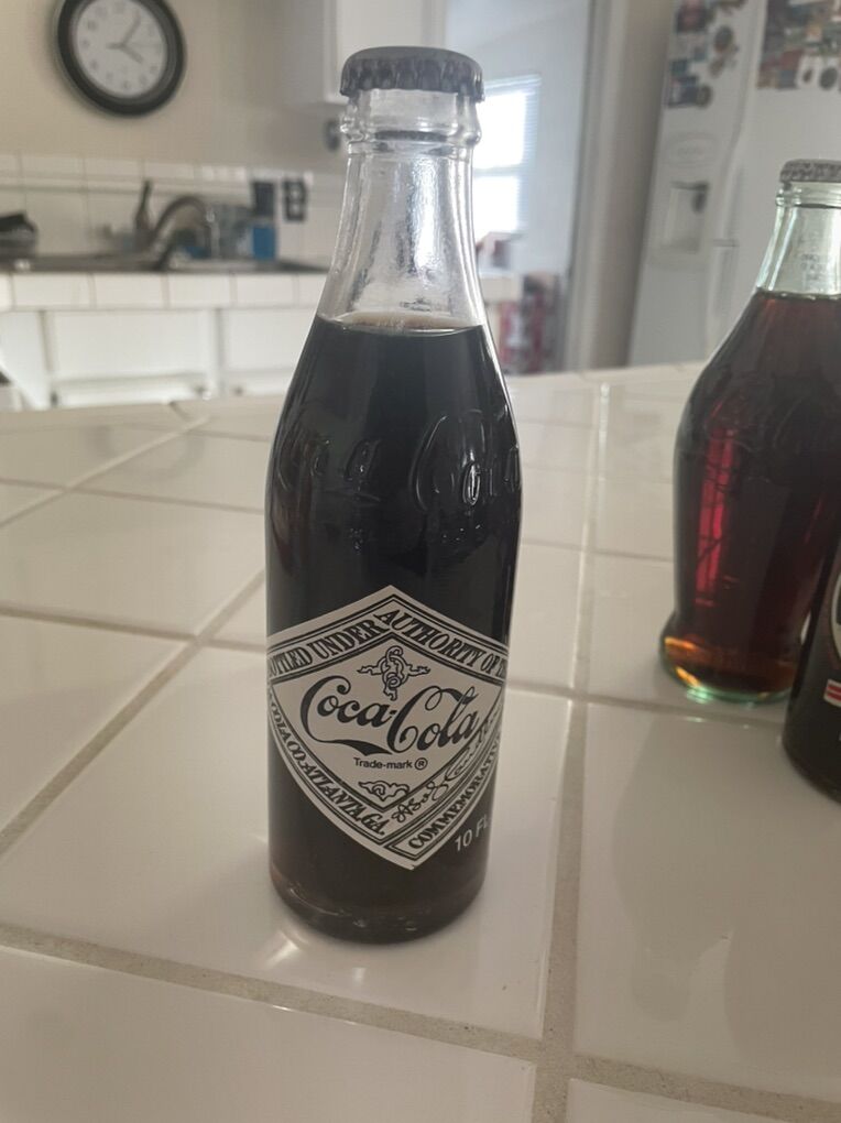Coca-Cola 75th Anniversary bottle