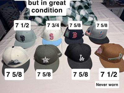 New era fitted baseball hats