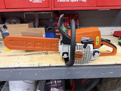 Stihl MS 250 Chainsaw, 16" Rollomatic Bar - Recently Serviced, New Chain, Plug & Filter